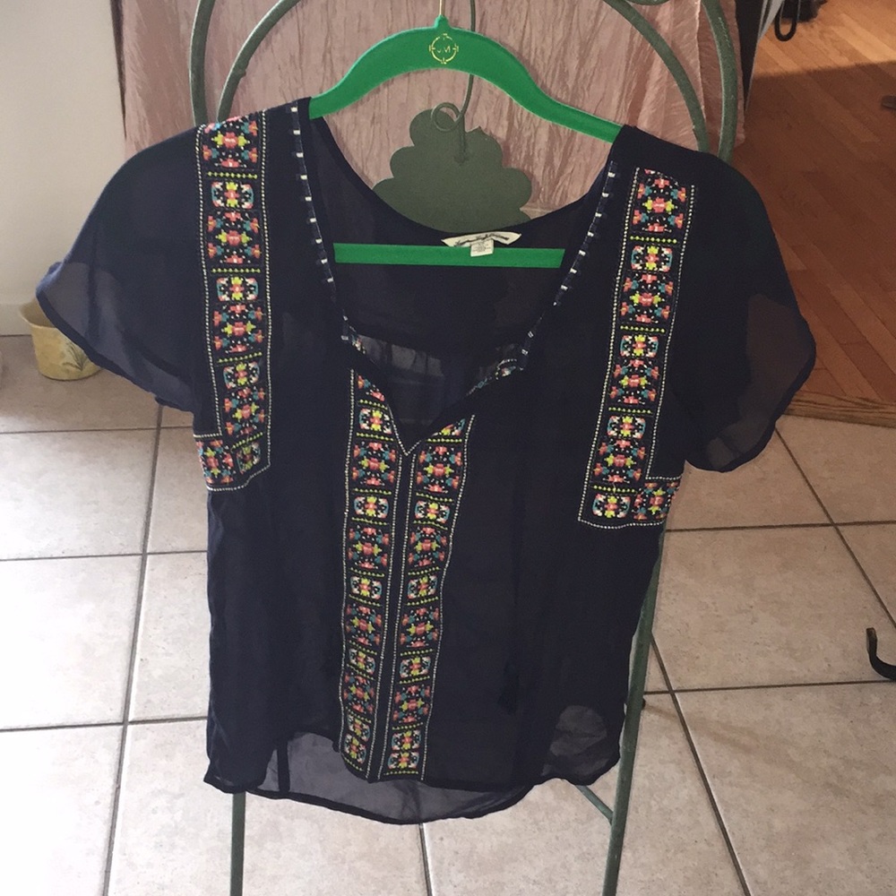 American Eagle Boho Shirt